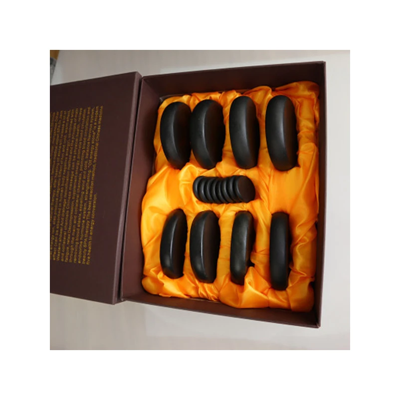 16 piece in energy stone volcanic thermal SPA   volcano Beauty invigorate the massage stone