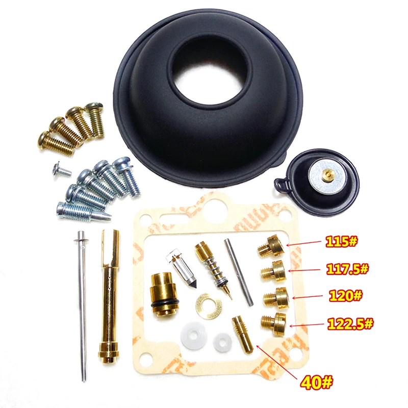 

Motorcycle Carburetor Rebuild Kit W/ diaphragm For YAMAHA Virago XV750 motorcycle Mikuni 1988~98