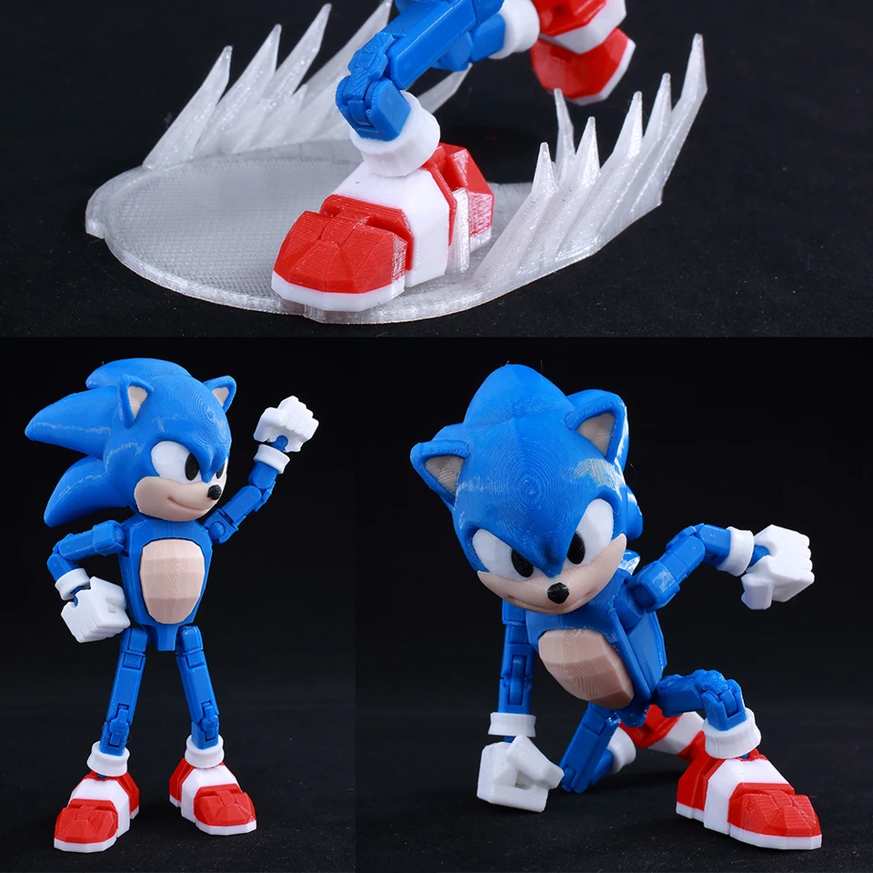 9L 3D Lucky 13 Mecha Series-Sonic Shadow Shade Dummy 13 Titan 13