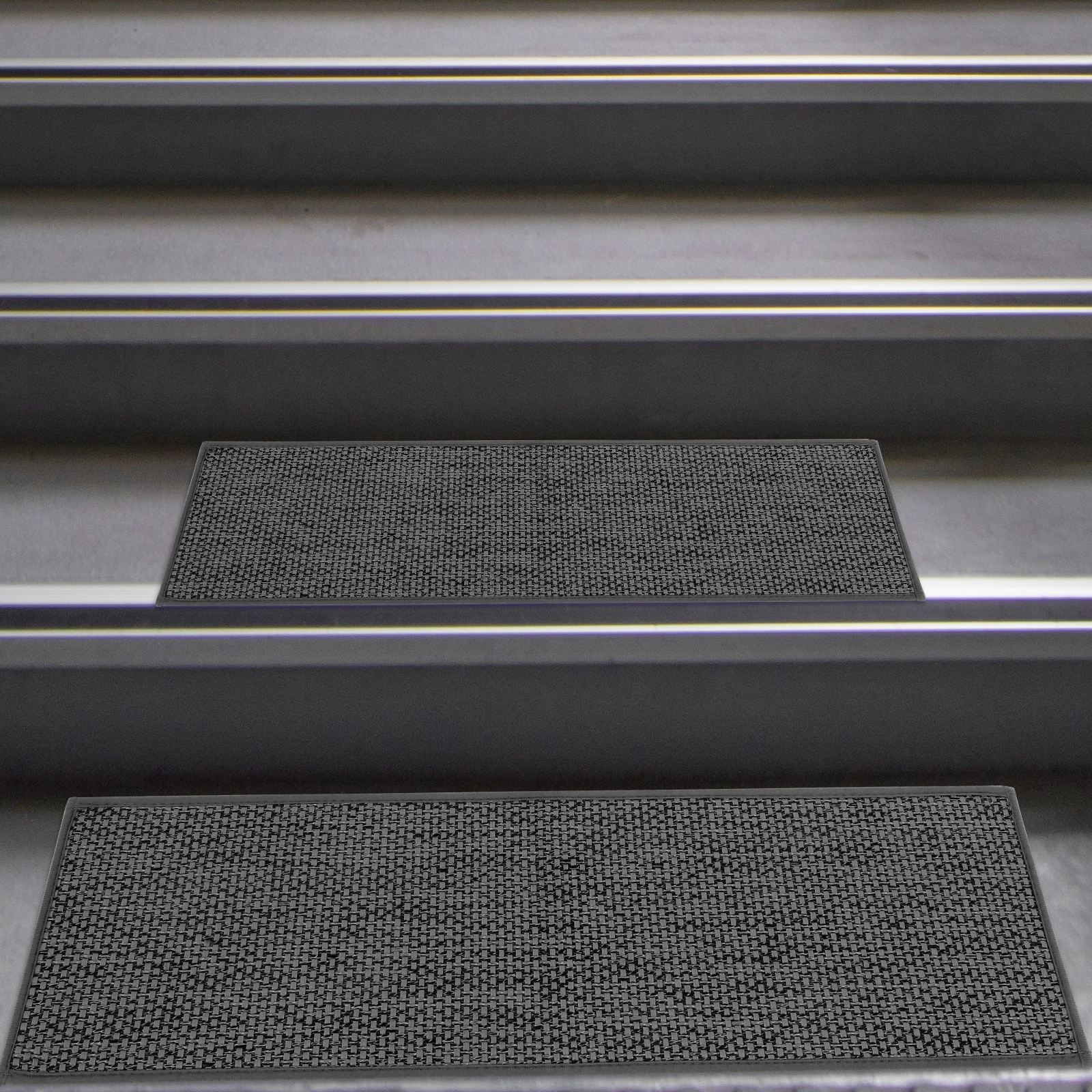 

5pcs Treads Non-Slip Self Adhesive Anti Skid Step Pads For Indoor Wood Stairs Reusable Easy Install Pet Kid Friendly Wear