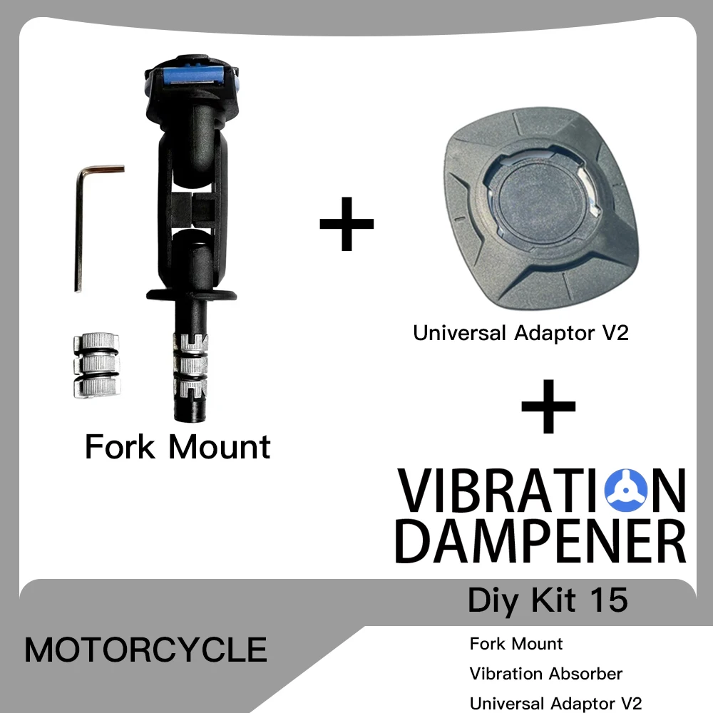 Motorstuurklem Stuurpen Vorkhouder PRO Houder Telefoonhouder Trillingsdemper MAG Universele adapters Draadloze oplader