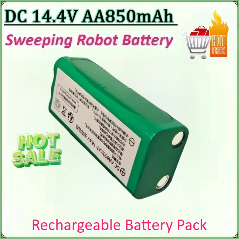 

DC 14.4V AA850mAh Rechargeable Battery Pack for Sweeping Robot High Qualty Batteries