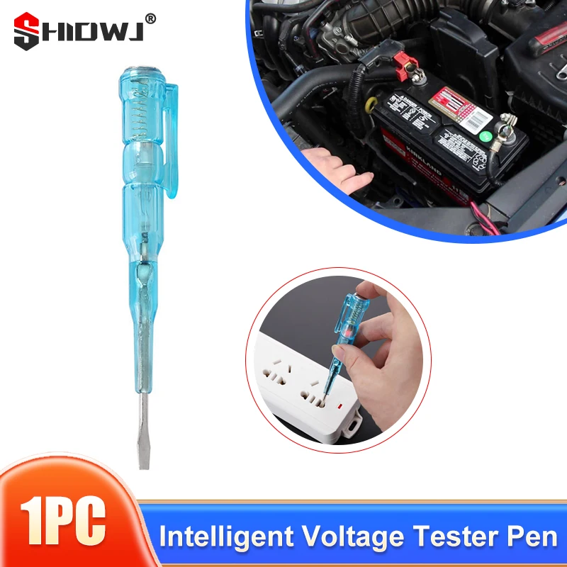 1Pc Intelligent Voltage Tester Pen AC Noncontact Induction Test Pencil Voltmeter Power Detector Electrical Screwdriver Indicator