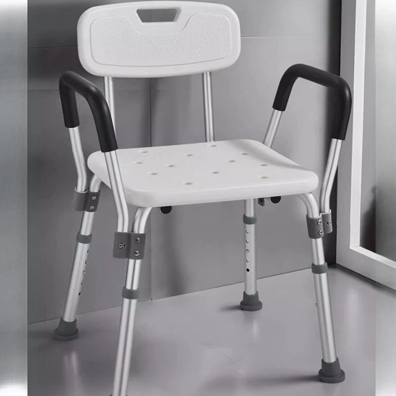 

Waterproof Cleaning Shower Stool Cute Portable Portable Wooden Shower Stool Restroom Elderly Sgabello Da Doccia Home Furniture