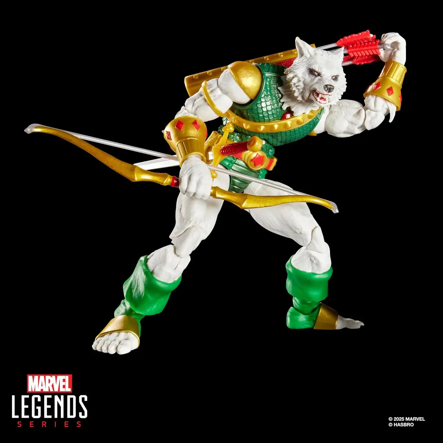 SPIDER-MAN Marvel Legends Series Magic: The Gathering Man-Wolf 6-inch actiefiguur speelgoed en exclusieve folie verzamelkaart