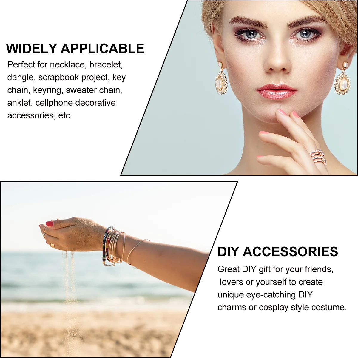 50pcs Wooden Earring Making Supplies Round 35Mm Diy Jewelry Crafting Accessories For Women Charms Pendants Jump Rings Jewelry