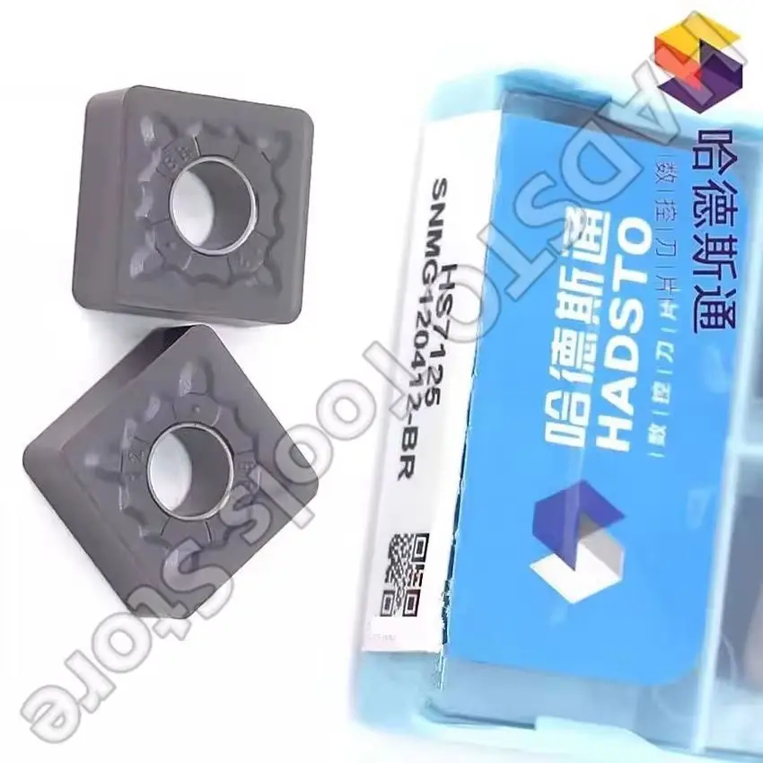 

SNMG120412-BR HS7125 SNMG120412-BR HADSTO CNC blade carbide inserts Turning insert 10pcs/box