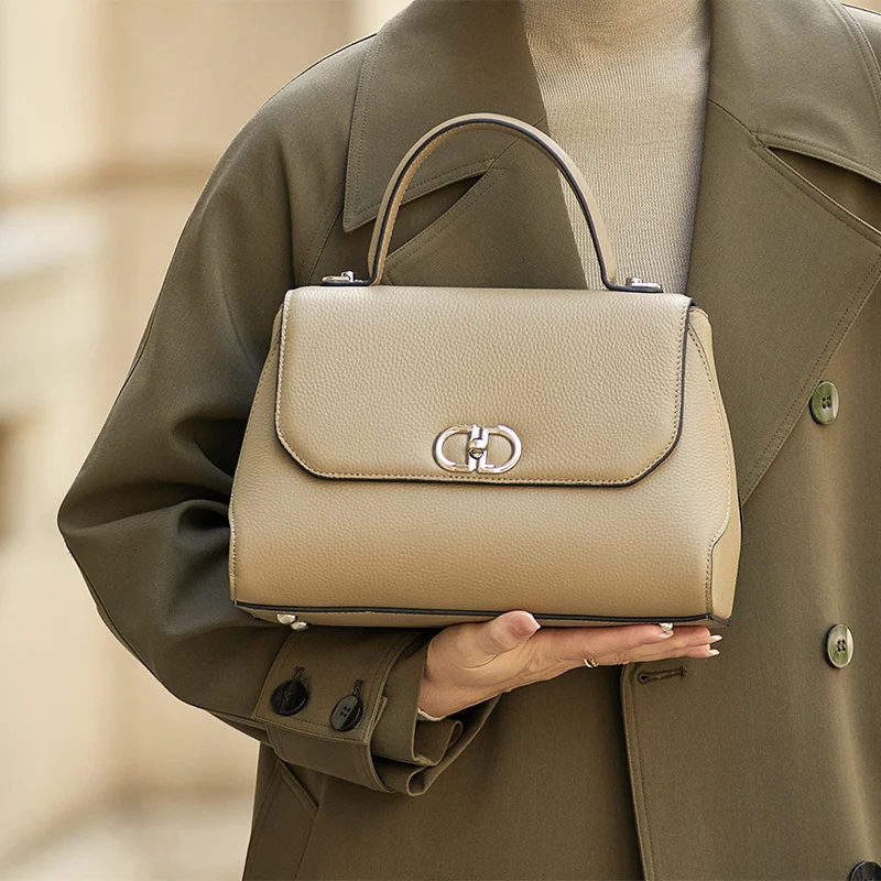 Limitowana Edycja Torebki ZOOLER Damskie Skórzane Torby na Ramię Listonoszki Portmonetki Eleganckie Damskie Torby z Skóry Bydlęcej Styl Crossbody # SC1983
