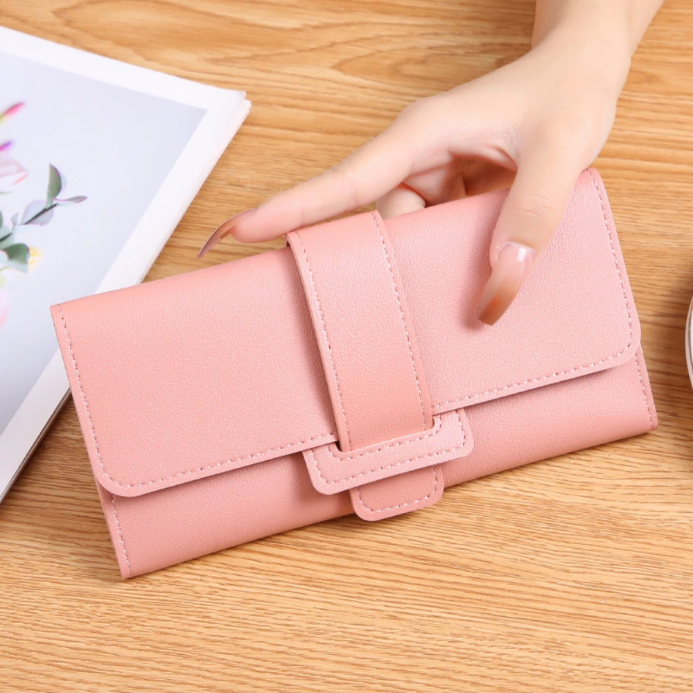 Women Wallet Cardholder Coin Purses Clutch Phone Credit Card Holder Ladies Luxury Large Capacity Leather Bag with Zipper