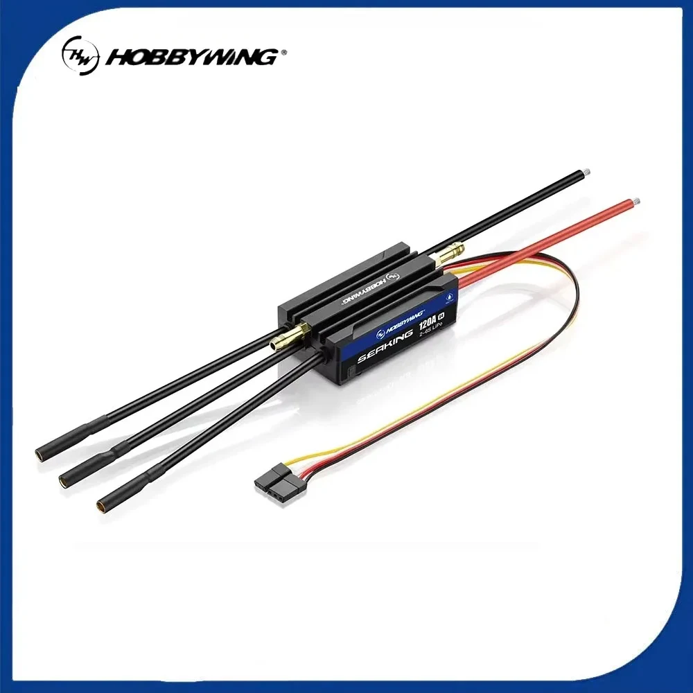 

Hobbywing SeaKing 160A V4 Marine Electric Tuning Built-in BEC Water Cooling Control