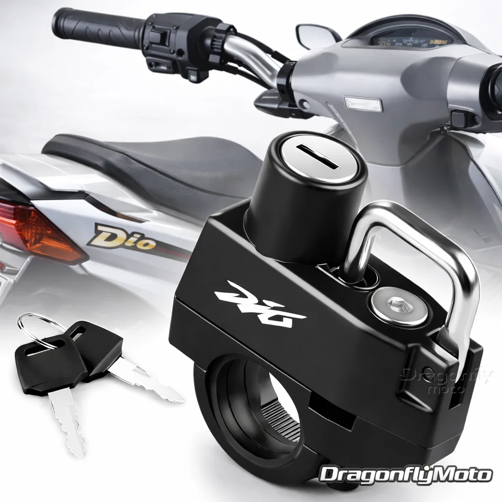

Замок для мотоциклетного шлема для Honda Dio 50 ZX50 DJ-1 DJ-1RR AF19 AF18 SR AF20 ZX AF25 AF27 AF28 AF34 AF35, противоугонный замок для шлема