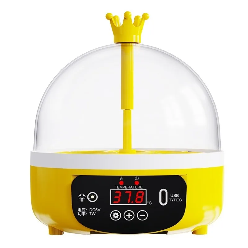 Fully Automatic Egg Incubator Mini Household Intelligent Hatching Box For Chicken Poultry Eggs Home Farm Breeding