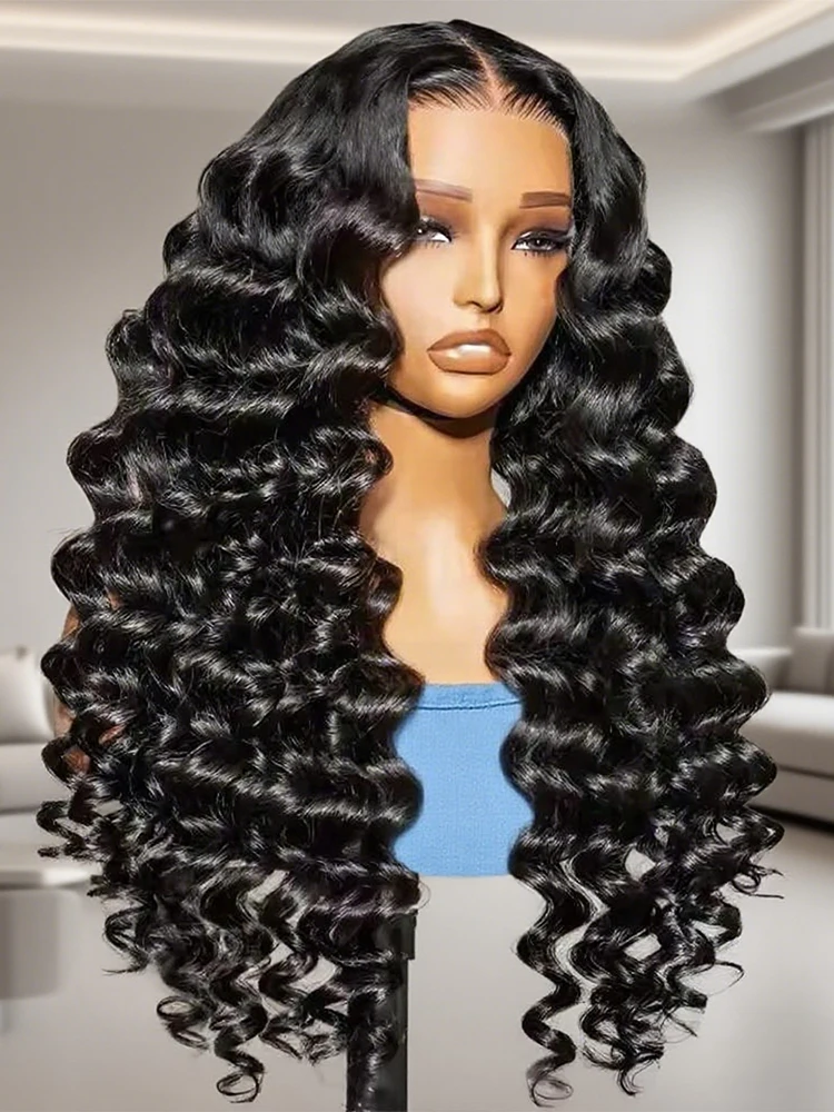 

Парик из натуральных волос с глубокой волной и высокой плотностью 300%, 13x6, с кружевной передней частью, бразильские кудрявые волосы, 30-40 дюймов, HD 13x4, с кружевной фронтальной частью