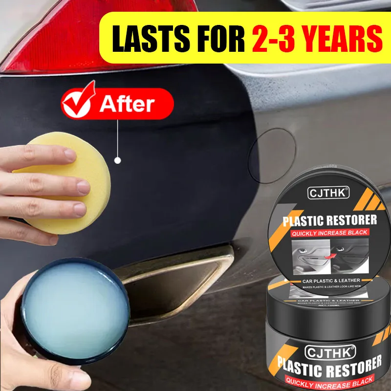 Car Plastic Restorer Back To Black Gloss Auto Interior Leather & Panel Renewal Wax Coating Agent Auto Polish And Repair Coating