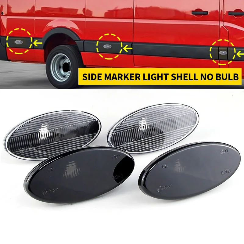 For Nissan NV400 2011-UP,for Renault Master Mk3 2010-2021 for Vauxhall Movano Mk2 2010 Side Marker Turn Signal Light Cover Shell