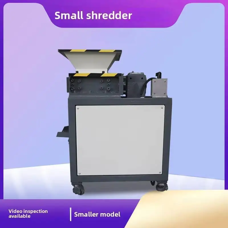 

Wood Board Plastic Book Paper Shredder Manufacturer Small Kitchen Waste Dual Shaft Single Phase