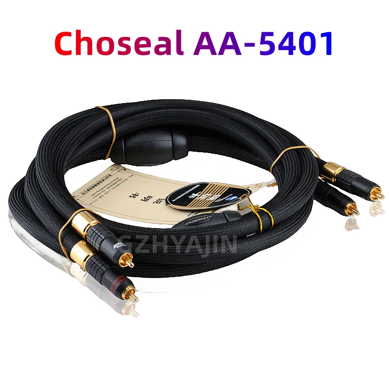 2021 Mới Choseal 1 AA-5401 Kiểm Âm 6N OCC HIFI Cáp Âm Thanh Tương Tự Tín Hiệu RCAtoRCA 1.5M