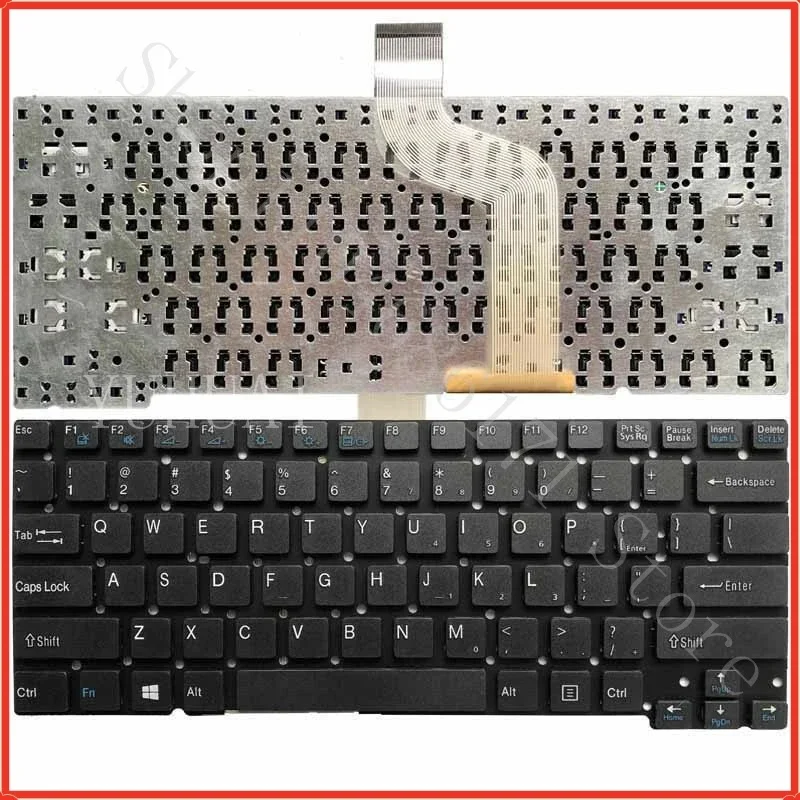 L NEW  Does Not Apply  FOR  VAIO T13 SVT13 SVT 13 T14 SVT14 SVT 14 Keyboard US Black No Frame