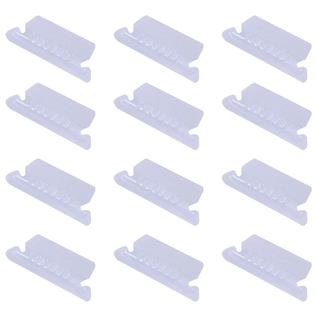 PVC Labelhouder Transparant Rack Clip Notitieclips Plastic Retail Supermarkt Plank Tag Display Map Opslagaccessoires