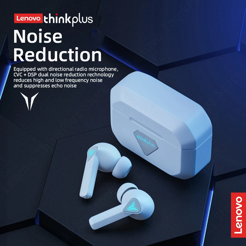 Originele Lenovo GM6 Bluetooth 5.0 Koptelefoon Draadloze Oordopjes Gaming Smart Afstandsbediening Headset Lage Latency Hoofdtelefoon Met Microfoon