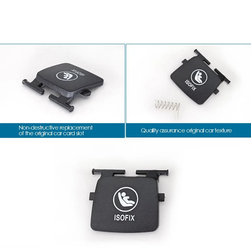 For G01 Car Rear Child Seat Anchor ISOFix Cover Flap Auto Replacement Parts for X3 X4 G02 Car Seat