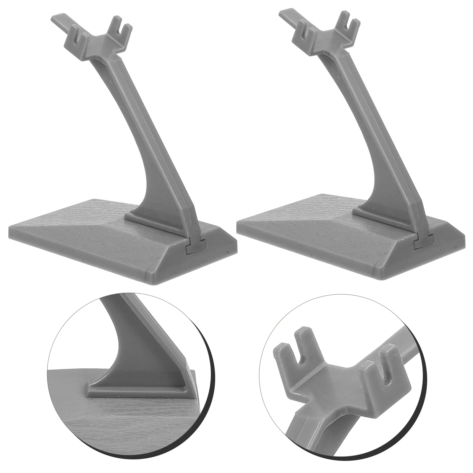 

2 Pcs Aircraft Model Stand Airplane Holder Display Plastic Stands Support Base Ornament