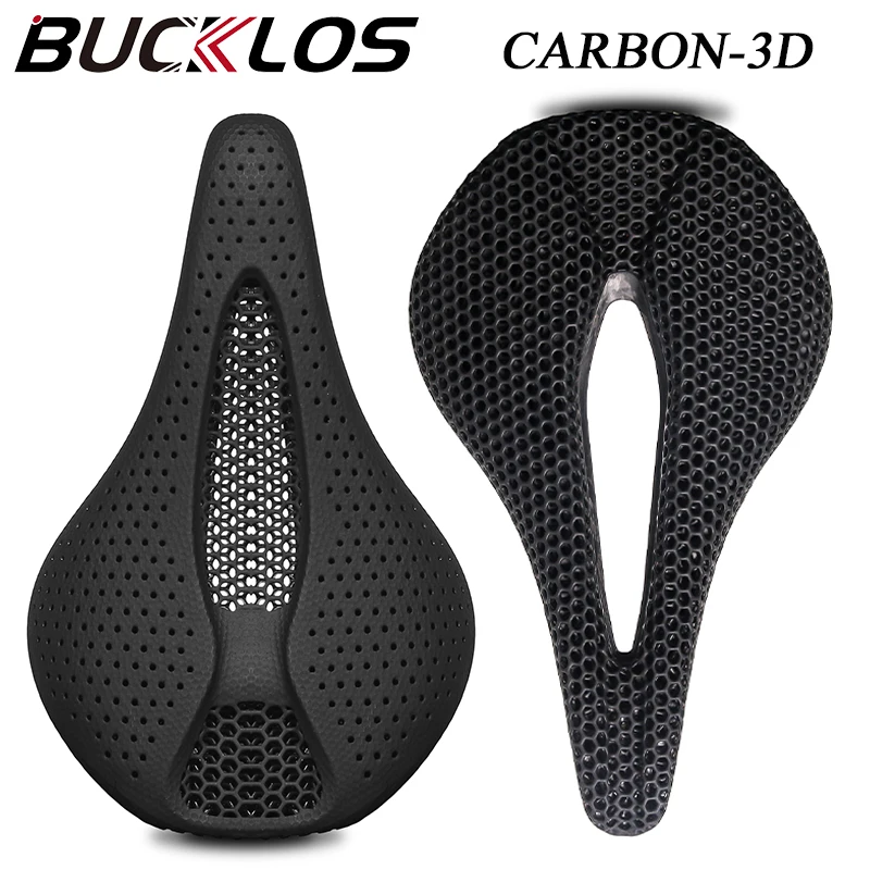 

Bicycle 3D Printed Bike Seat 143MM 155MM Carbon Fiber Bike Seat Cushion Ultralight 3D Racing Bicycle Saddle Honeycomb Mtb Saddle