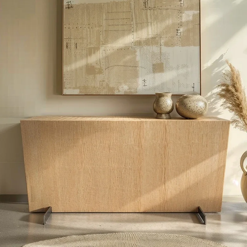 Wabi-sabi style entrance cabinet, bedroom storage cabinet, bedside storage cabinet, living room chest of drawers