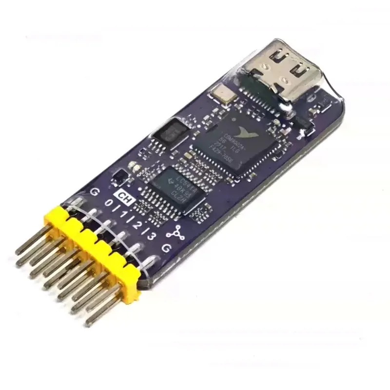 Everbright Store WeAct-LogicAnalyzer USB Logic Analyzer 24MHz 8ch Channel FPGA Debugging Open Source