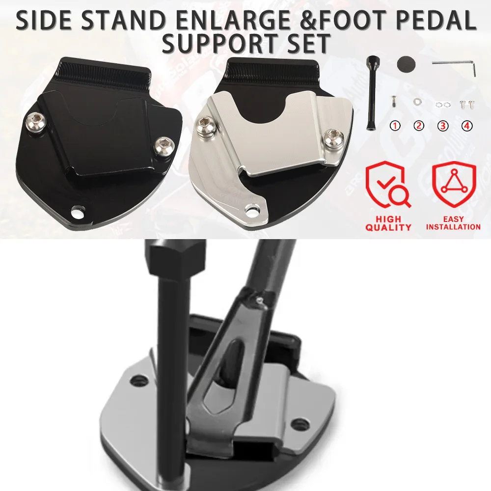 

CRF 1100 L Africa Twin Extension Side Stand Foot Enlarger For Honda CRF1100L Africa Twin Adventure Sports DCT 2020- 2023 2022