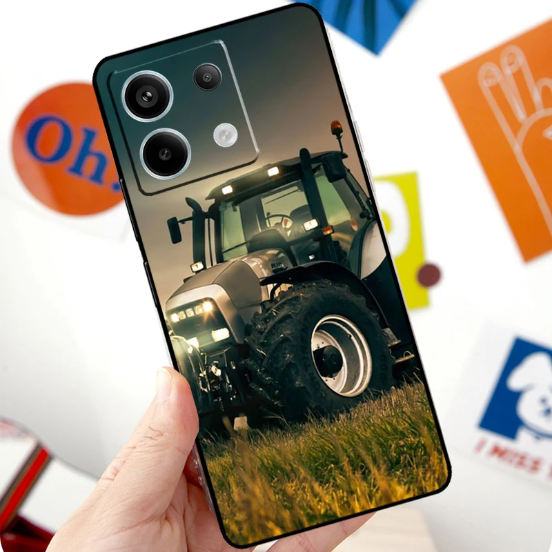 جرار زراعي Funda لهاتف Xiaomi Redmi Note 14 13 10 11 12 Pro 10S 11S 12S حافظة لهاتف Redmi 15 14C 10C 12C 13C
