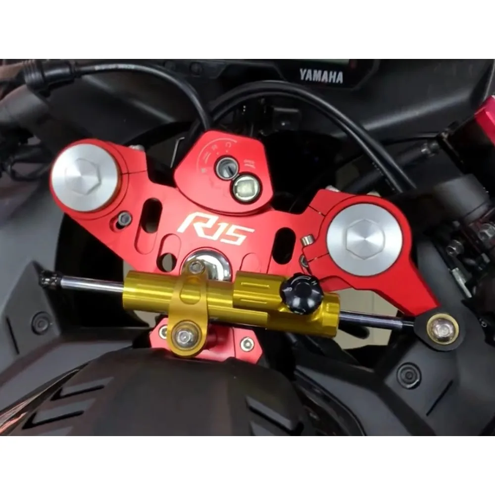 Motorcycle Steering Damper Bracket Mount for YAMAHA YZF R15 V3 2018 2019 2020 Steering Stabilize Support