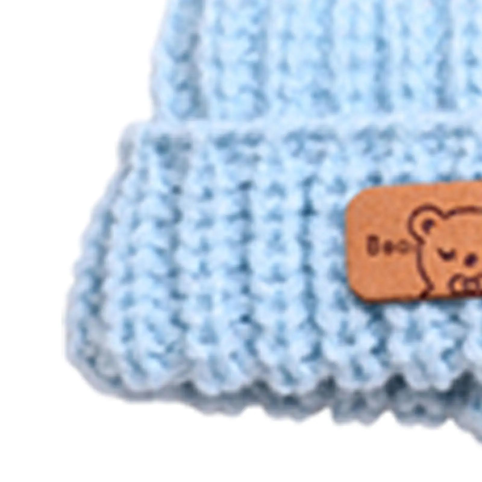 Gorro de muñeco de peluche, juego de simulación suave, elegante, haz tus propias muñecas, accesorios de muñeco de peluche, vestido, gorro tejido para muñeca de 6,69 pulgadas