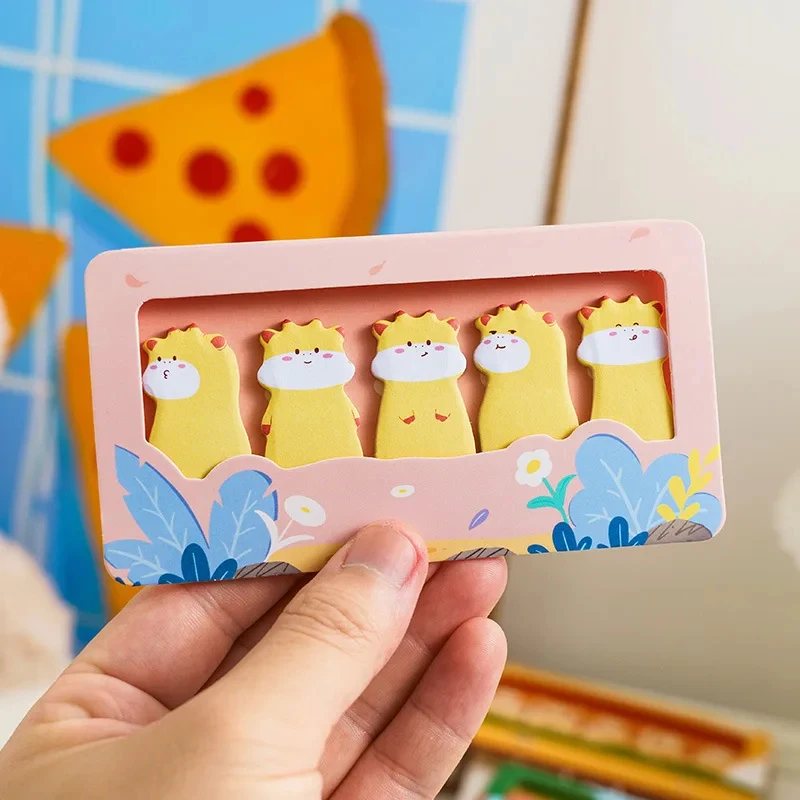 New 150sheets Animal Thumb Sticky Note Cute Cartoon Creative Index Sticky Ins High-value Message Post Memo Pad N Times Sticky