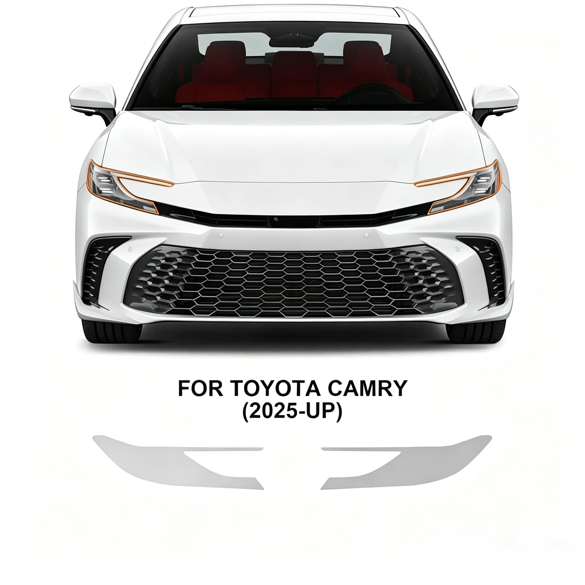 Folie für Toyota Camry 9. Generation XV80 2024-2026 Autoscheinwerfer Transparente TPU-Schutzfolie Auto-Rückansicht AB-Säulen-Schutzfolie – Detail 9