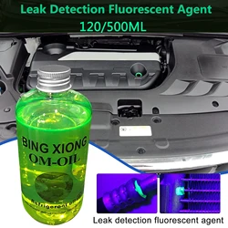 Universal A/C Fluorescent Leak Detection Dye Heavy-Duty Fluid For Car AC Refrigerant Oil 500ml Eco-Friendly Zero-Leak Solution