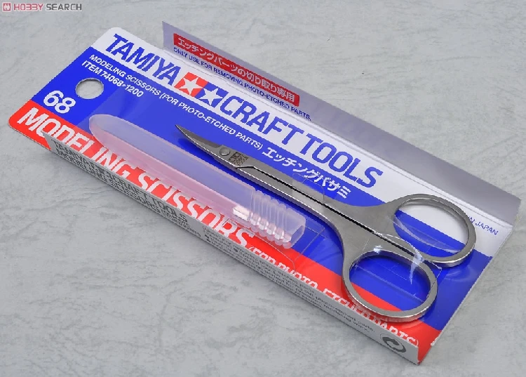 

Tamiya 74068 Modeling Scissors Model Etched Parts Cutting Tool Curved Blade Model Building Tools for Adults Model Hobby DIY