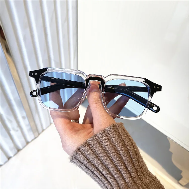 Vintage Quadratischen Rahmen Sonnenbrille Mode Trendy Männer Frauen Shades Brillen Sonnenbrille Sommer Frühling Kühle Retro Weibliche Brillen – Detail 3