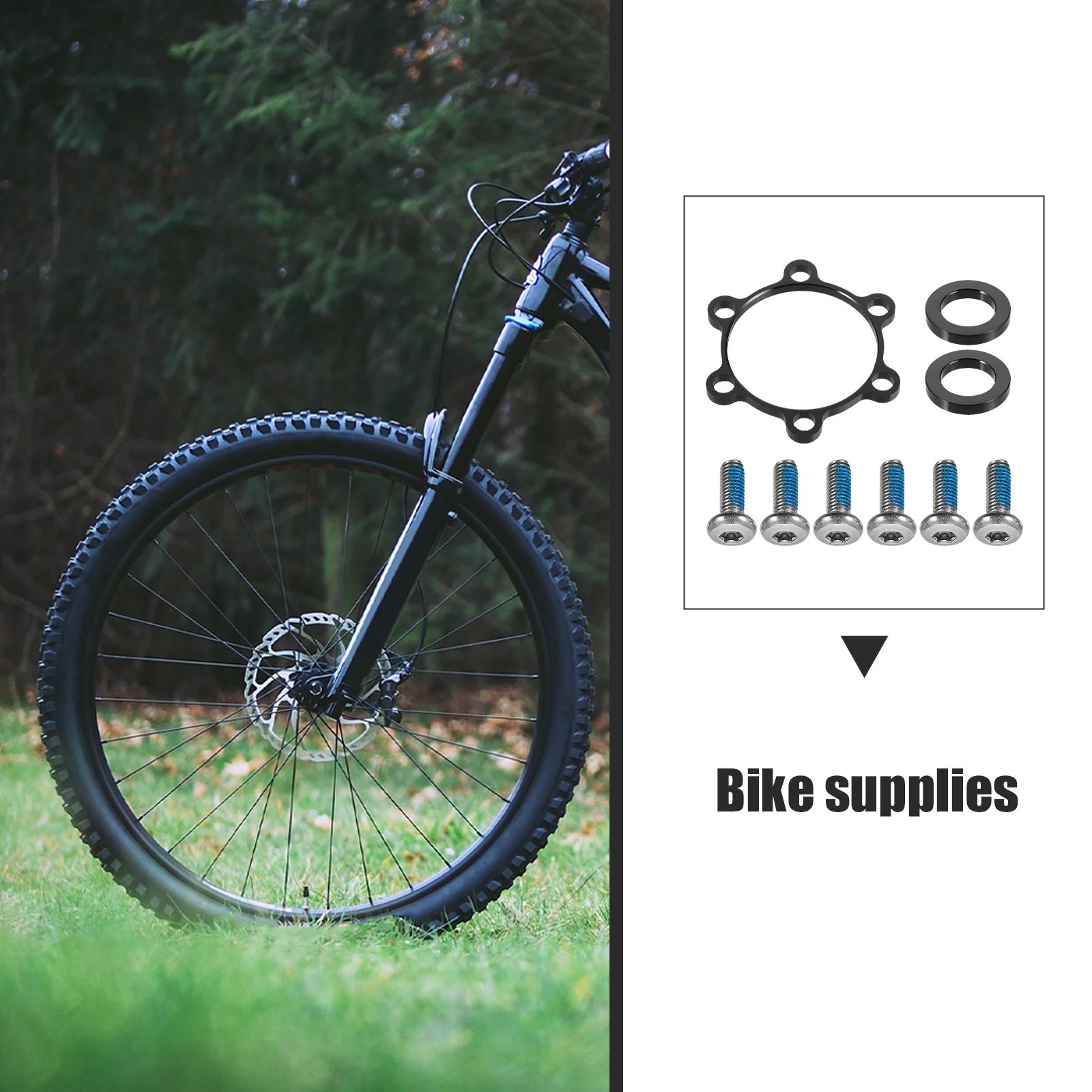 1Set Bicycle Wheel Spacers Easy to Use Durable Hub Gasket Bike Accessories Hubcentric Wheel Spacers Bike Boost Hub Conversion