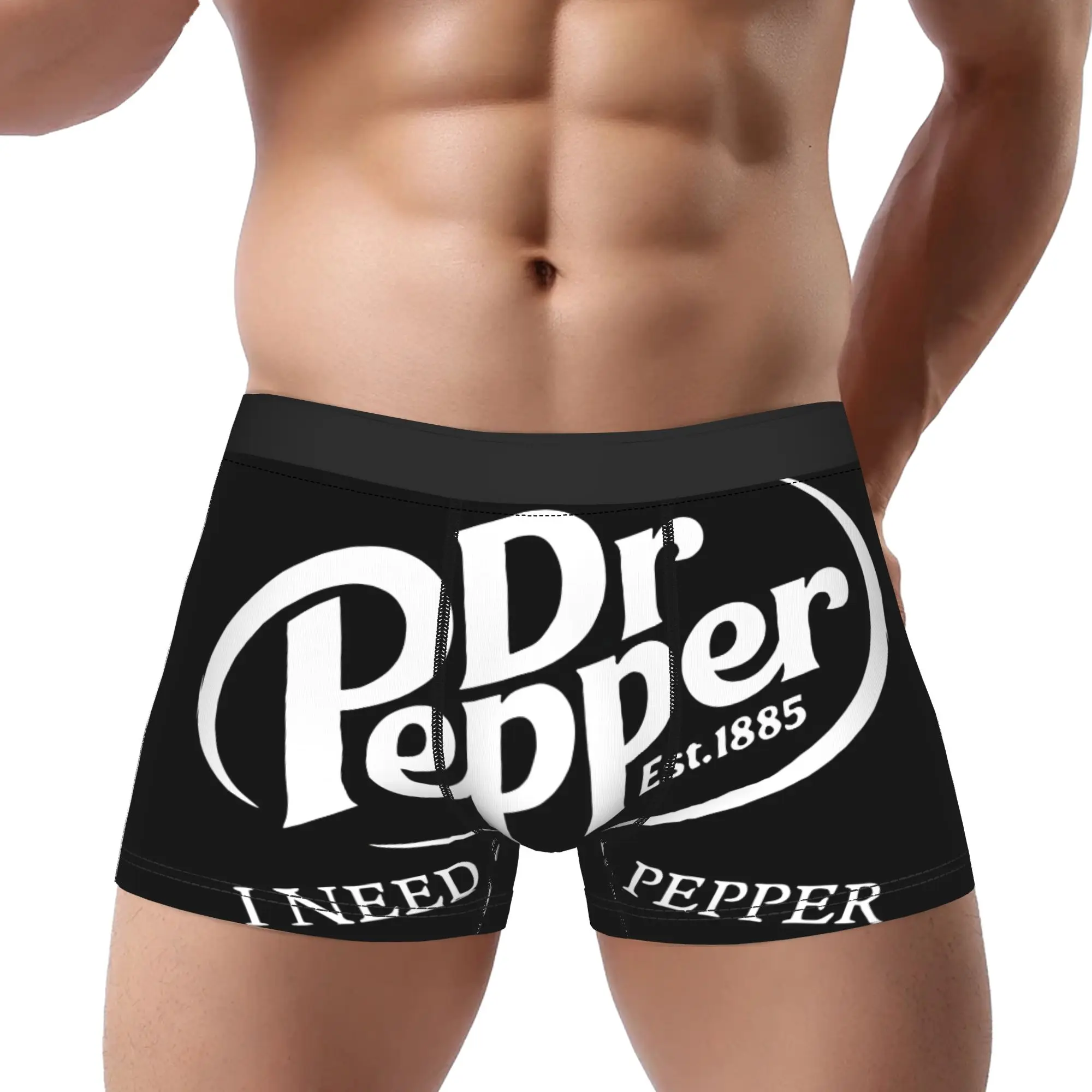 

Dr Pepper boxers adults 18 plus Underpants Breathbale Panties Male Underwear Comfortable Shorts Boxer Briefs