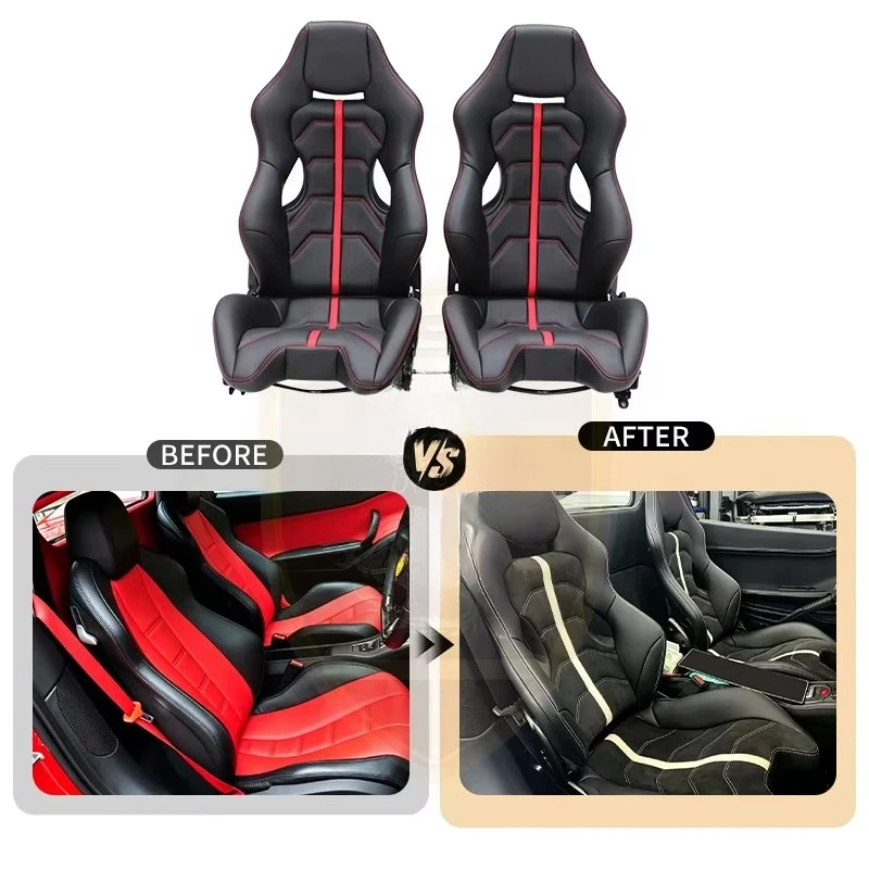 Universal Racing Bucket Seat for 458 Speciale 488 812 Superfast F12 Berlinetta SF90 Dry Carbon Fiber Sport Seats