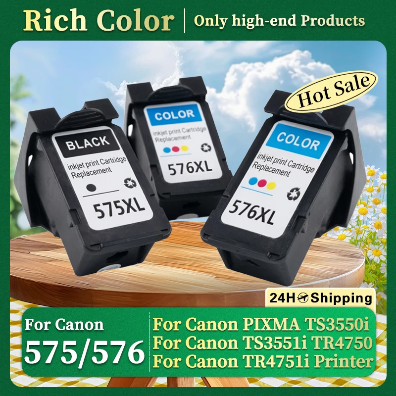 pg-575-cl-576対応-再生インクカートリッジ-キヤノン-pixma-ts3550i-ts3551i-tr4750i-tr4751i-プリンター用