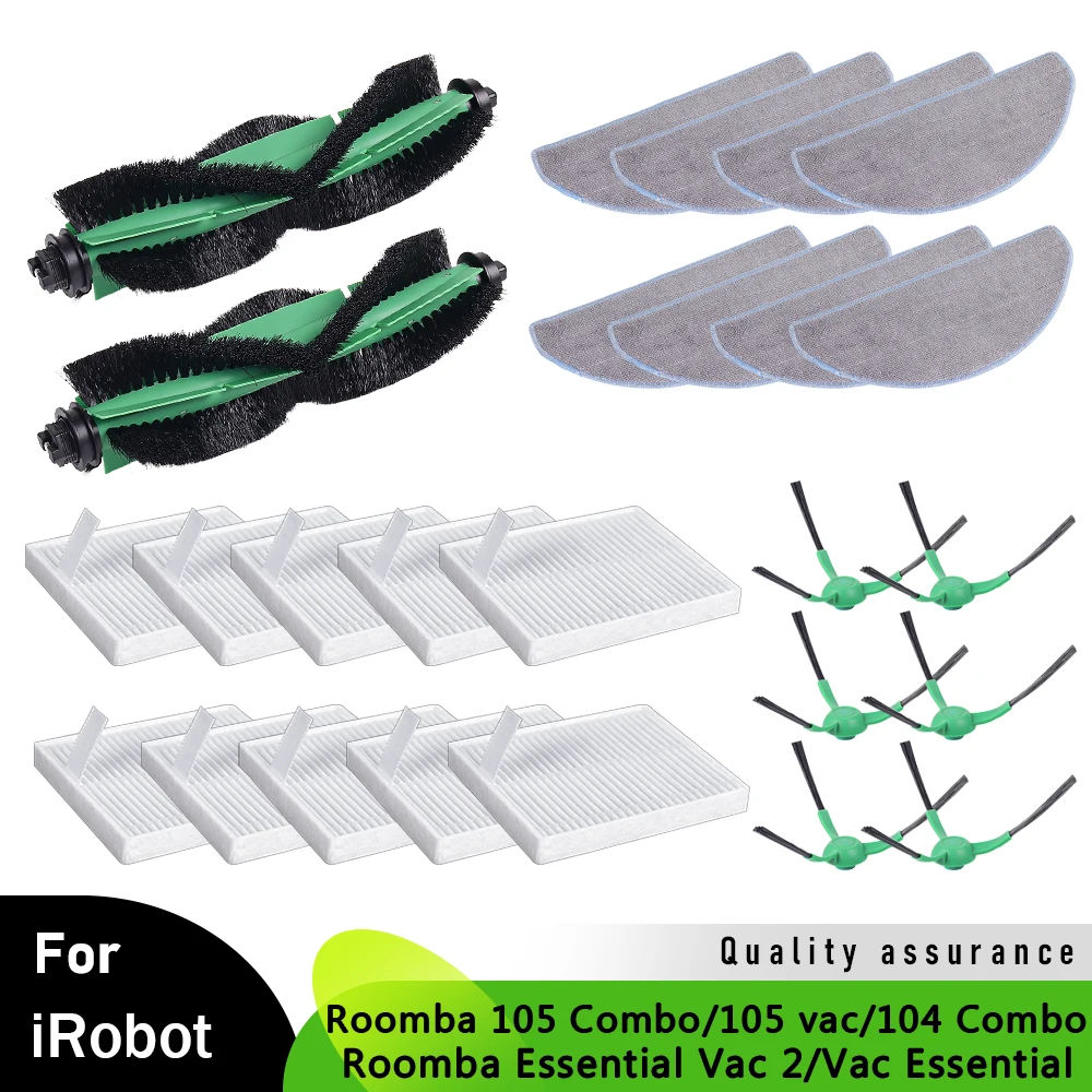Piezas de repuesto para robot aspirador iRobot Roomba Combo Essential/Vac Essential/105 Combo/104 Combo/Essential Vac 2/Y0140/Y011440