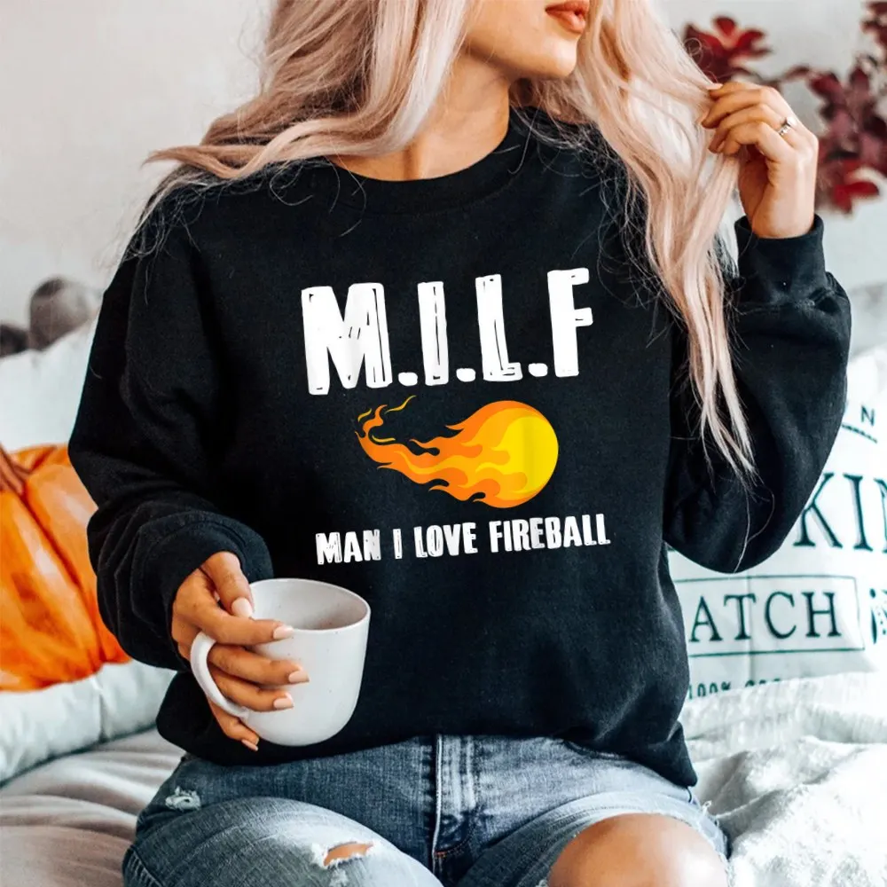 Haunt Reaper Men T Shirt Man M I L F I Love Fireball Shirt Gift Tee O-neck Short Sleeve Plus Size Top Tees