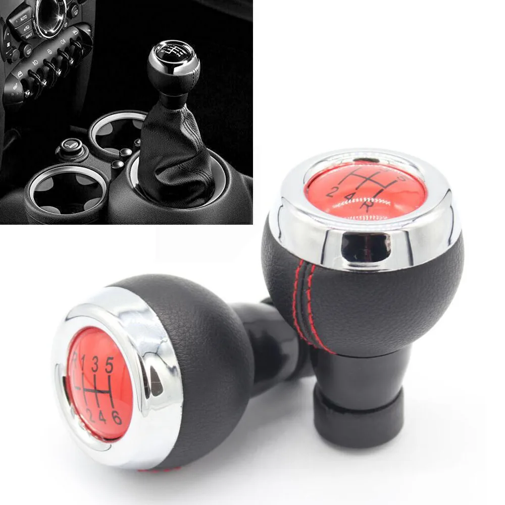 Auto Car Gear Knob For BMW MINI COOPER R55 R56 R57 R58 R59 F55 F56 F54 F57 COUNTRYMAN R60 R61 5 6 Speed Shifter Handball