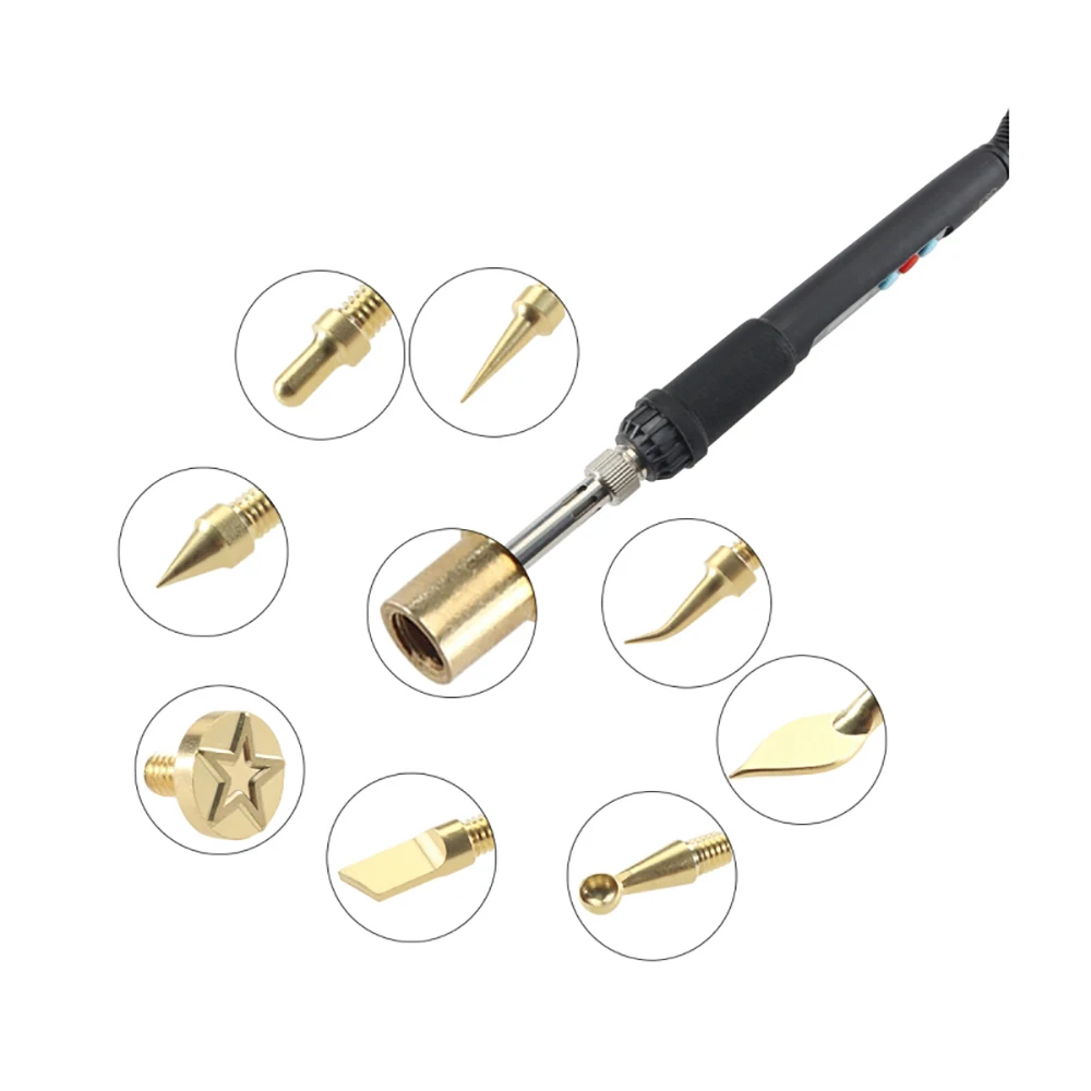 Hot Melt Brass Nut Embedded Kit Heating Insert Replacement Tool Set For 3D Printer Part ABS PLA RESIN Material Trimming Tool