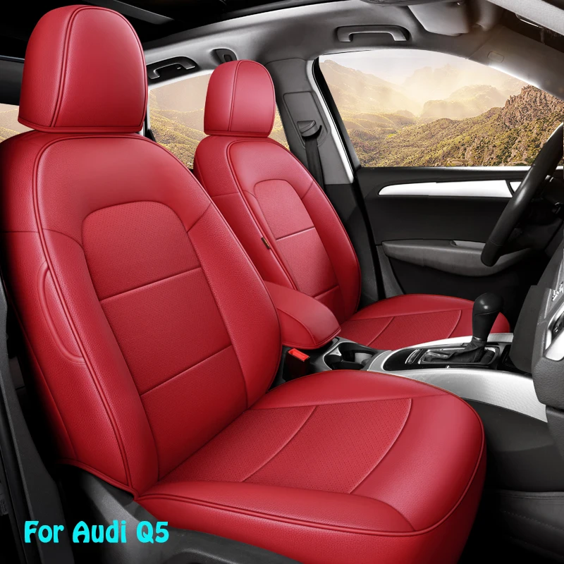 

High Quality Car Seat Cover For Audi Q5 2010-2017year Front And Rear Split Seat Protection Original proportion Auto Accessories