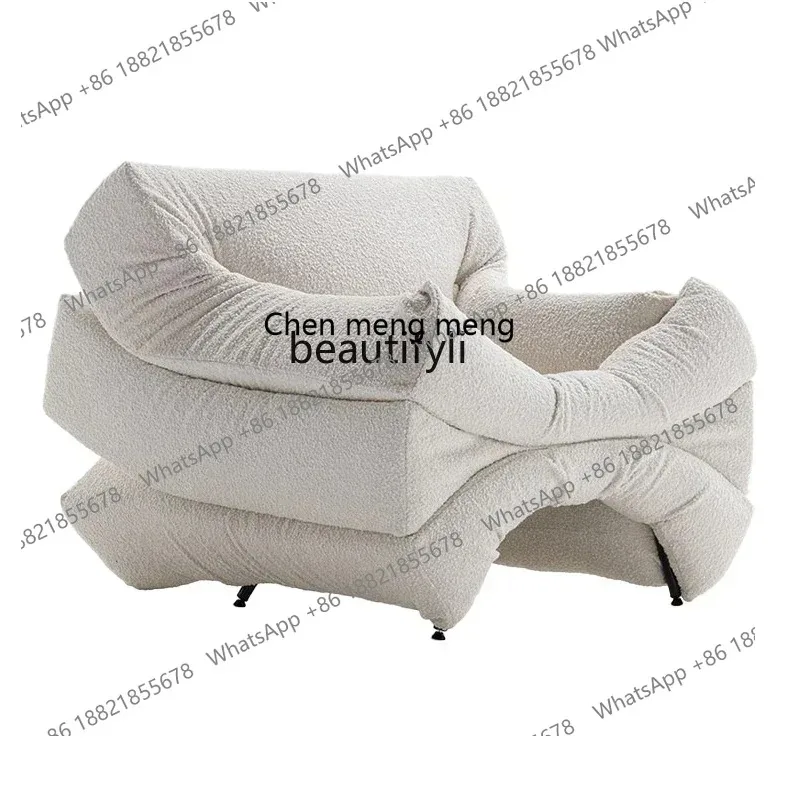New Light Luxury Modern simple long living room single sofa chair designer