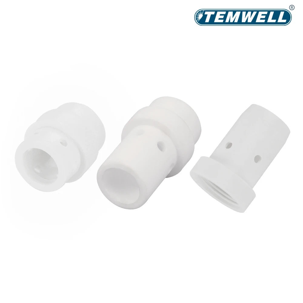 10Pcs MIG Torch Head consumabili in ceramica Swir Gas Ring per MIG MAG 24KD 36KD 501D diffusore di Gas accessori per apparecchiature di saldatura