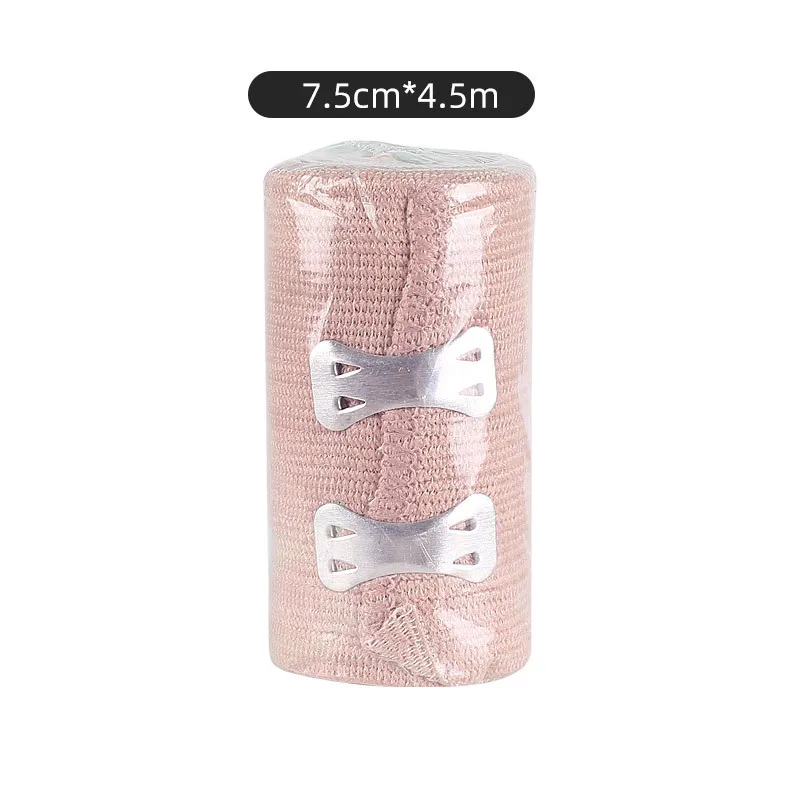 Bandage élastique en caoutchouc polyester, fournitures médicales, gaze de premiers soins adaptée aux plaies, soins d'urgence